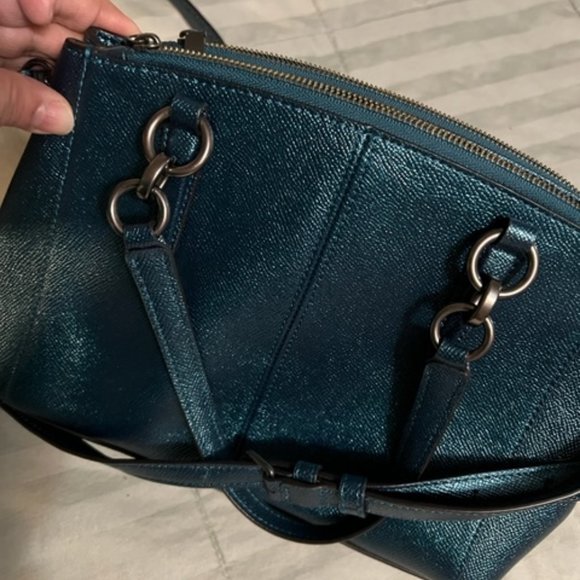 Coach Metallic Mini Christy Satchel - Picture 4 of 4